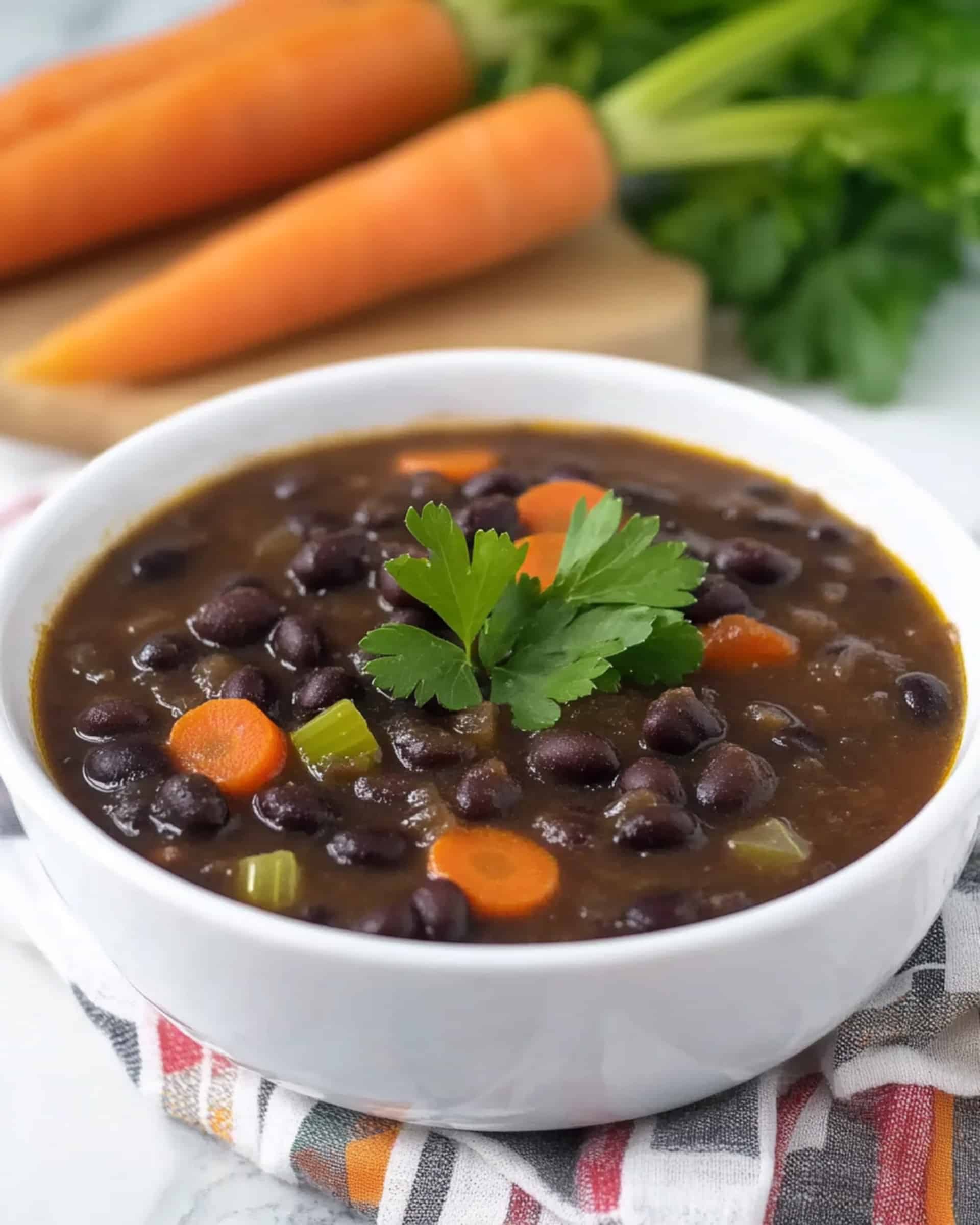 Easy Black Bean Salsa Soup Recipe