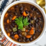 Easy Black Bean Salsa Soup Recipe