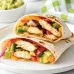 Easy Chicken Fajita Wraps Recipe