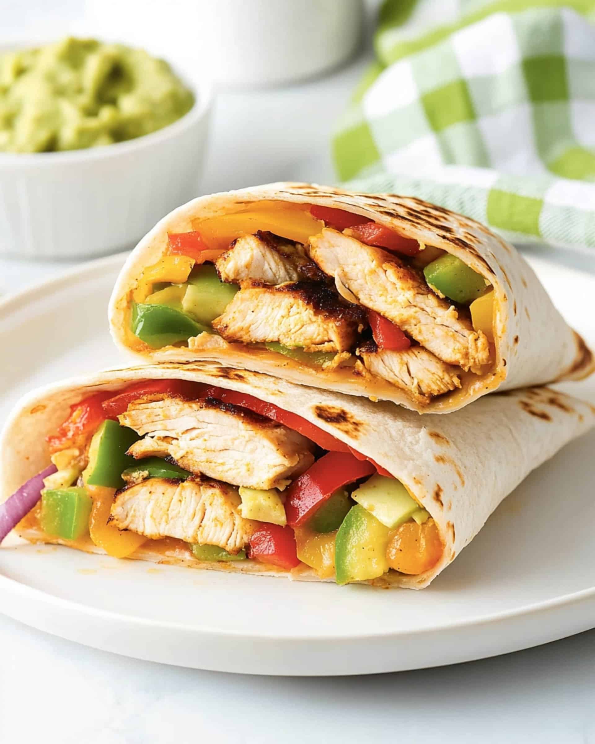 Easy Chicken Fajita Wraps Recipe