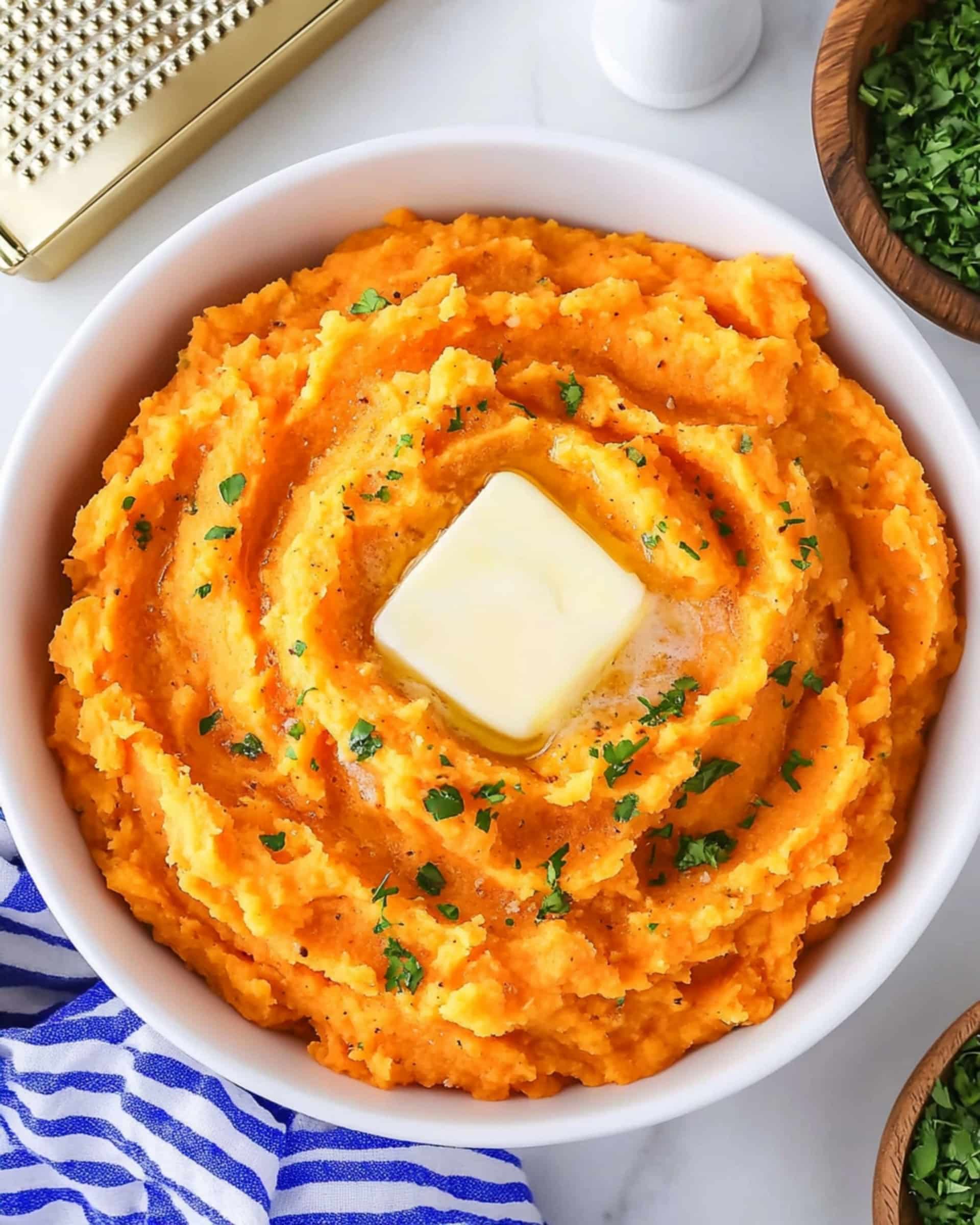 Easy Mashed Sweet Potatoes Recipe