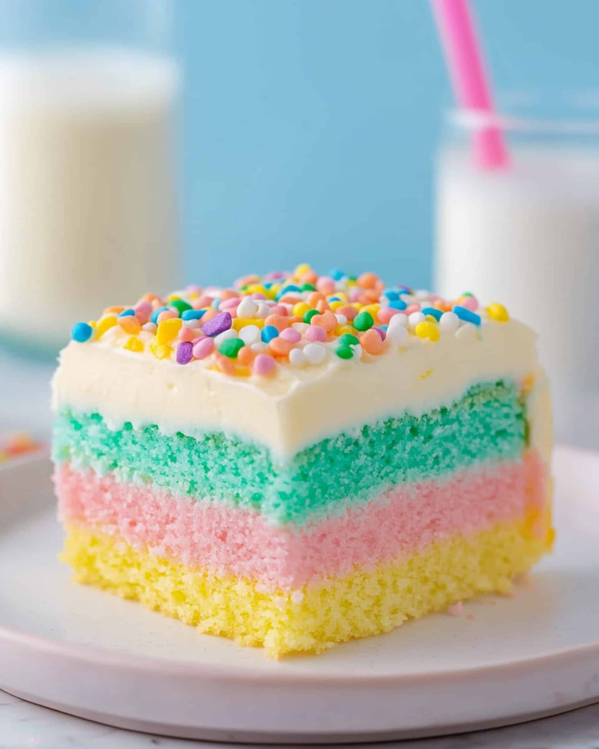 Easy Pastel Easter Cake Recipe!