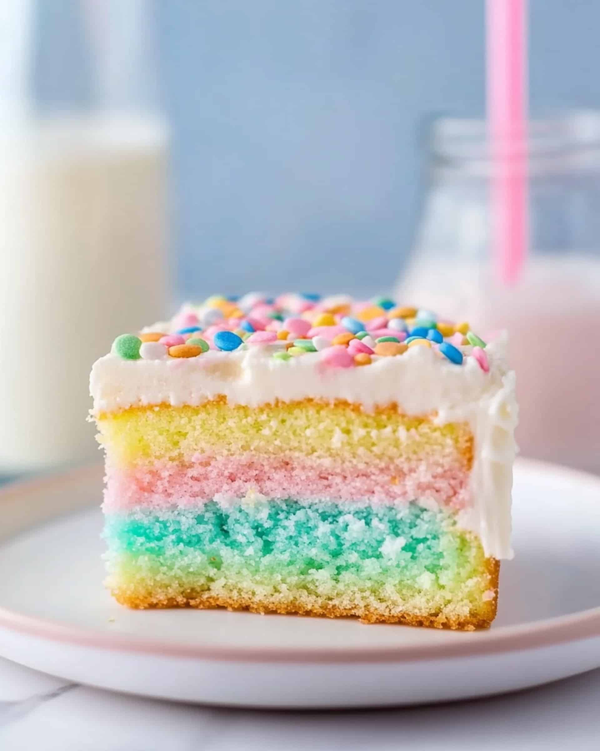 Easy Pastel Easter Cake Recipe!