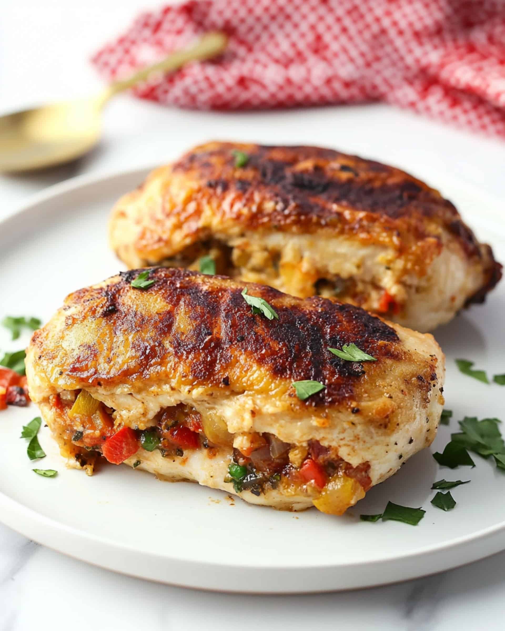 Fajita Stuffed Chicken Recipe