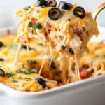 Fiesta Chicken Pasta Casserole Bake Recipe