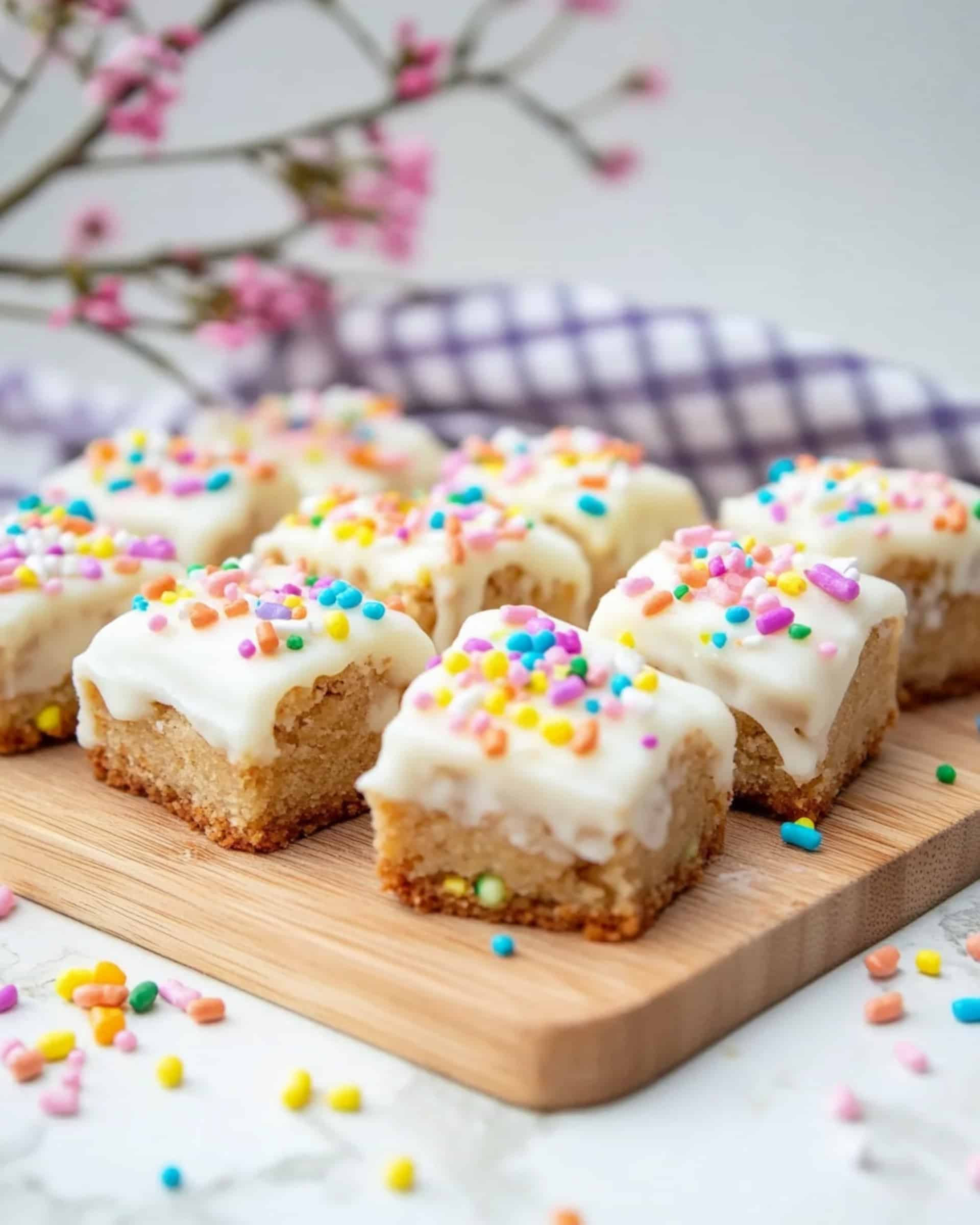 Frosted Easter Blondies Recipe