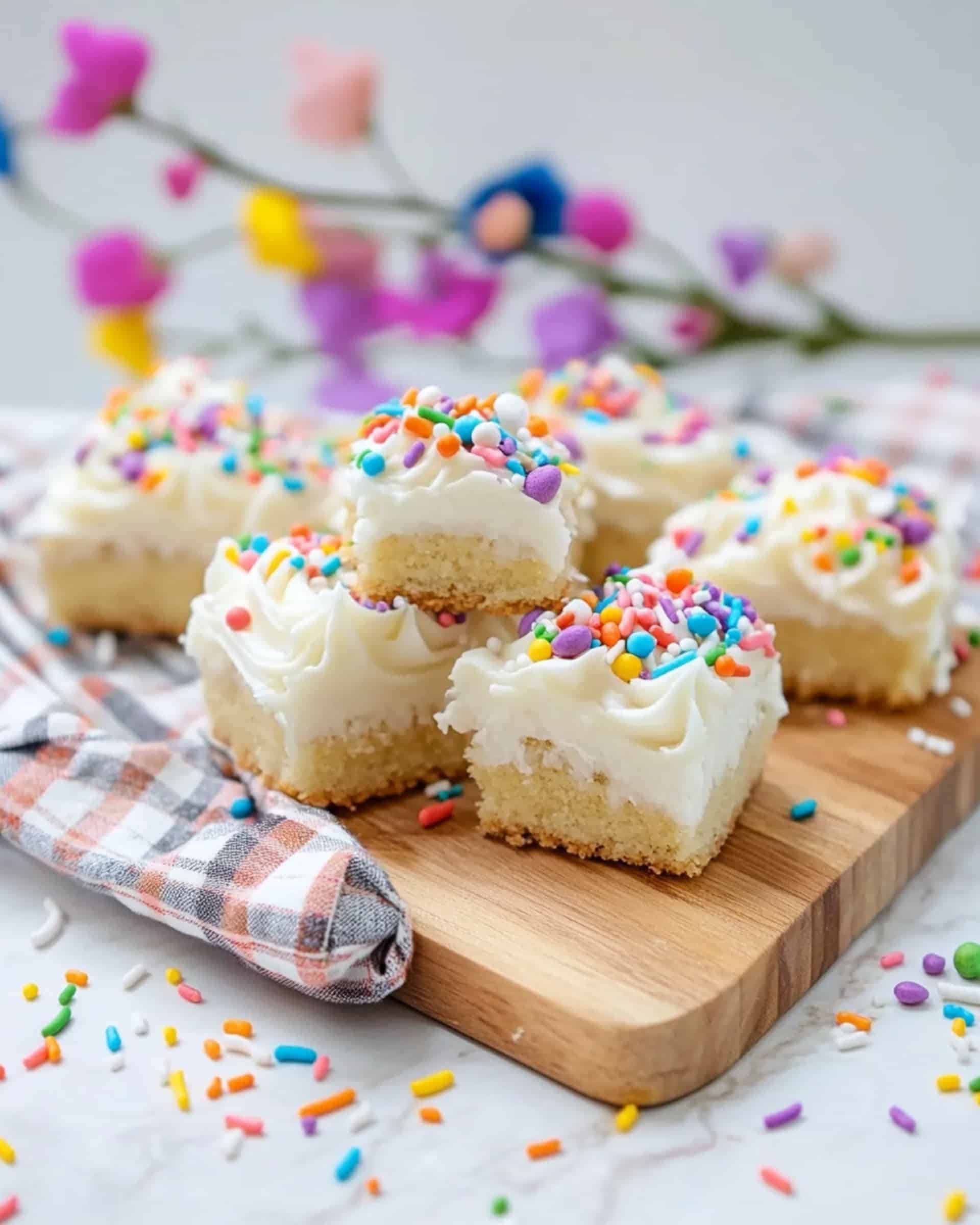 Frosted Easter Blondies Recipe