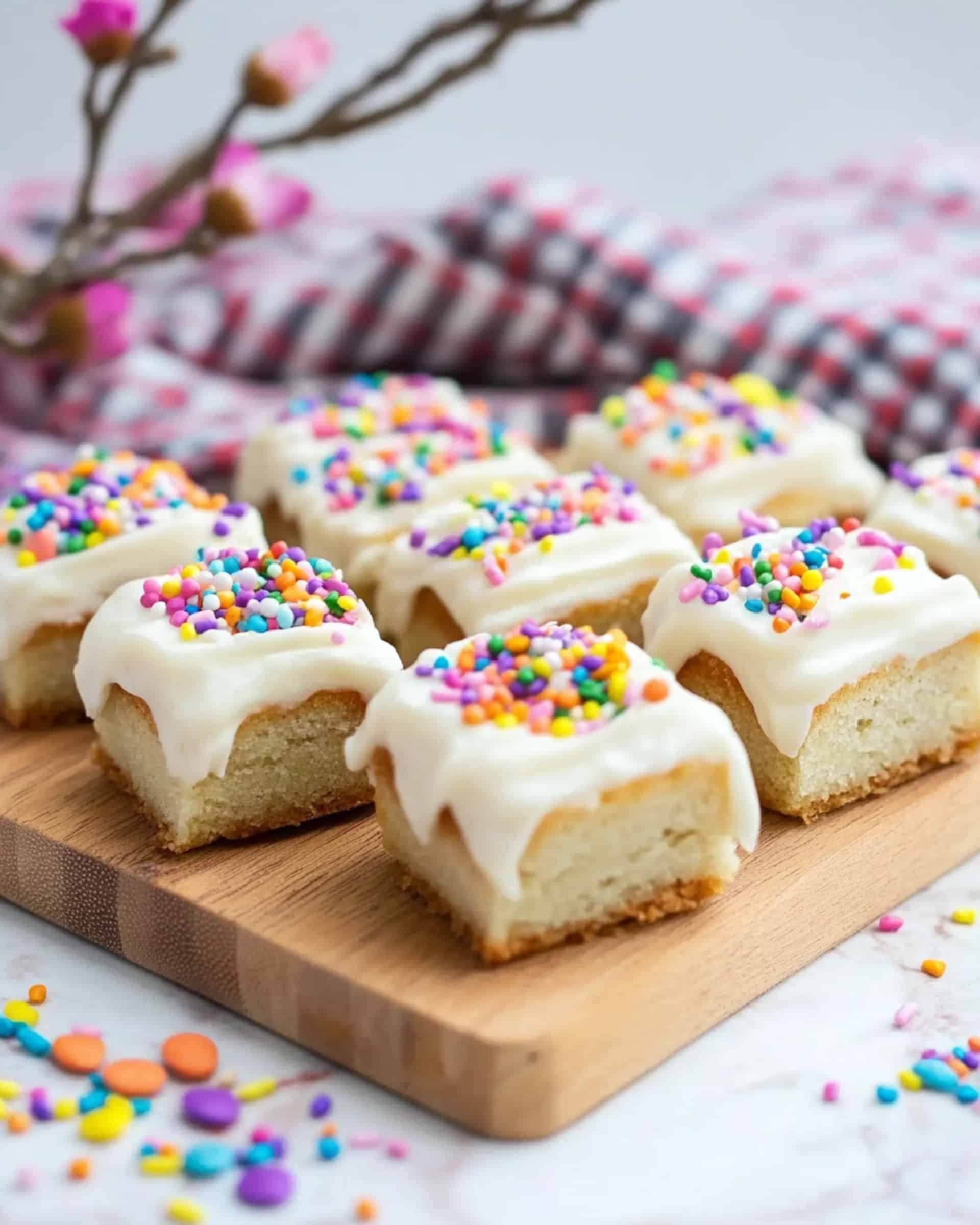 Frosted Easter Blondies Recipe