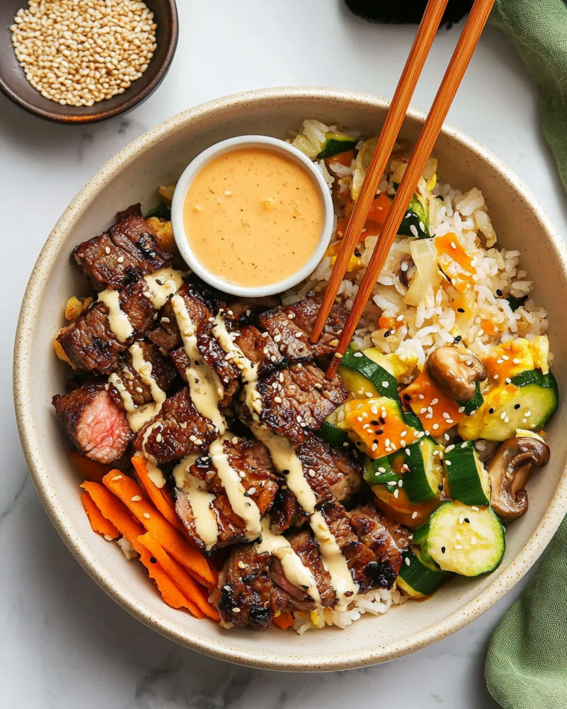 Hibachi Steak Bowls Recipe