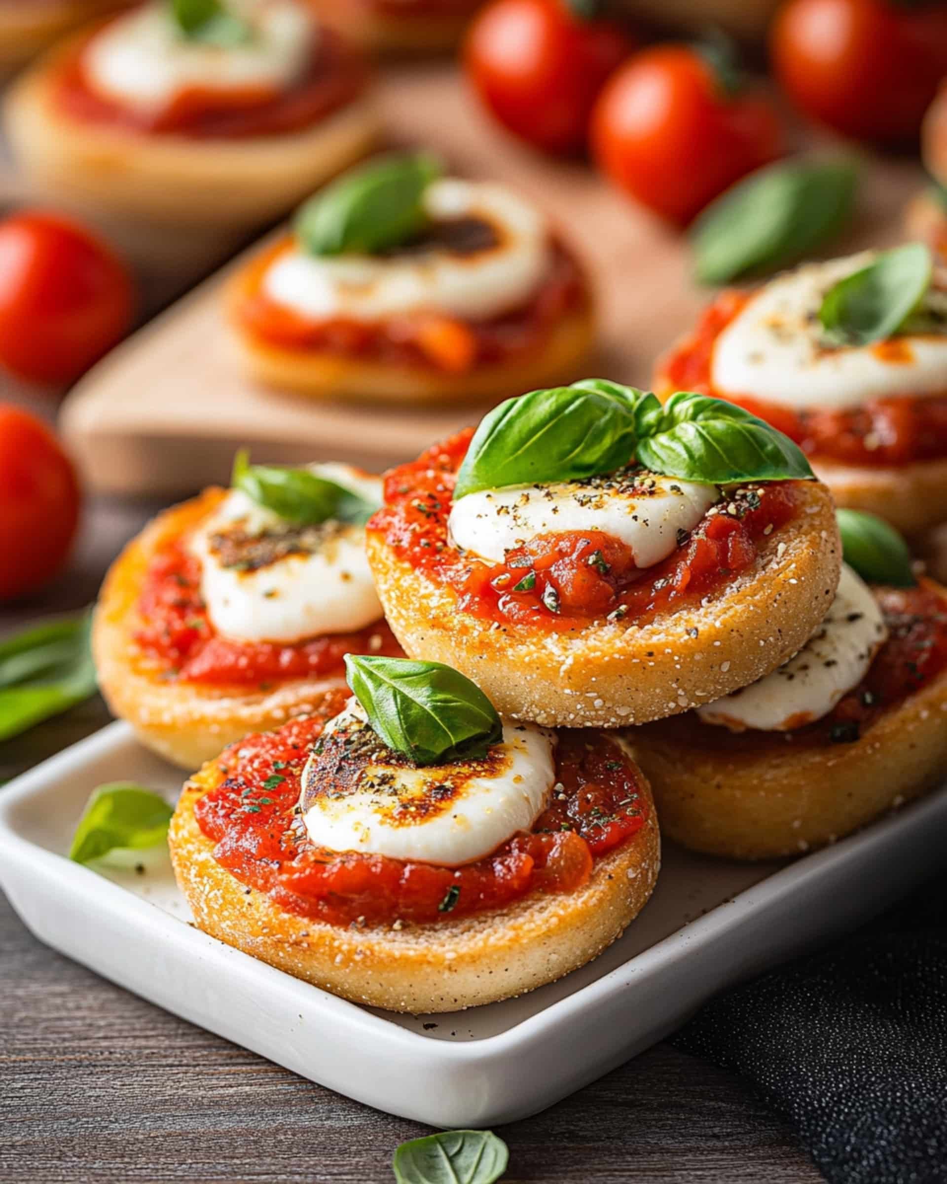 Homemade Mini Pizza Bagel Bites Recipe