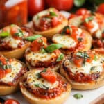 Homemade Mini Pizza Bagel Bites Recipe