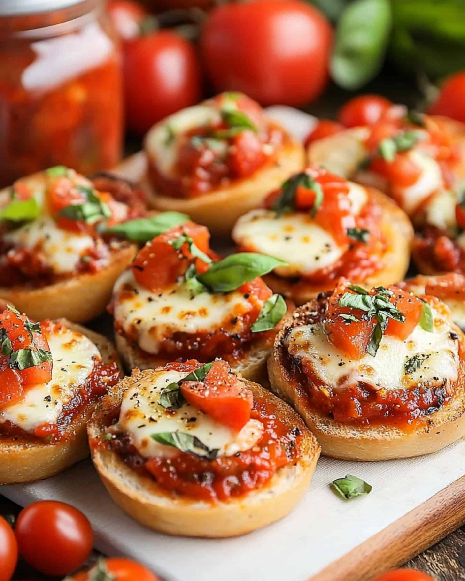 Homemade Mini Pizza Bagel Bites Recipe