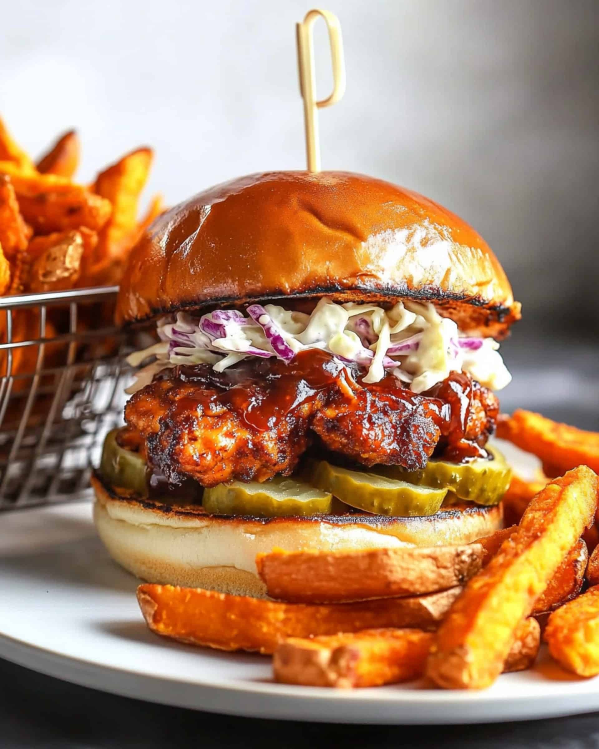 Honey Chipotle Fried Chicken Sandwich Recipe