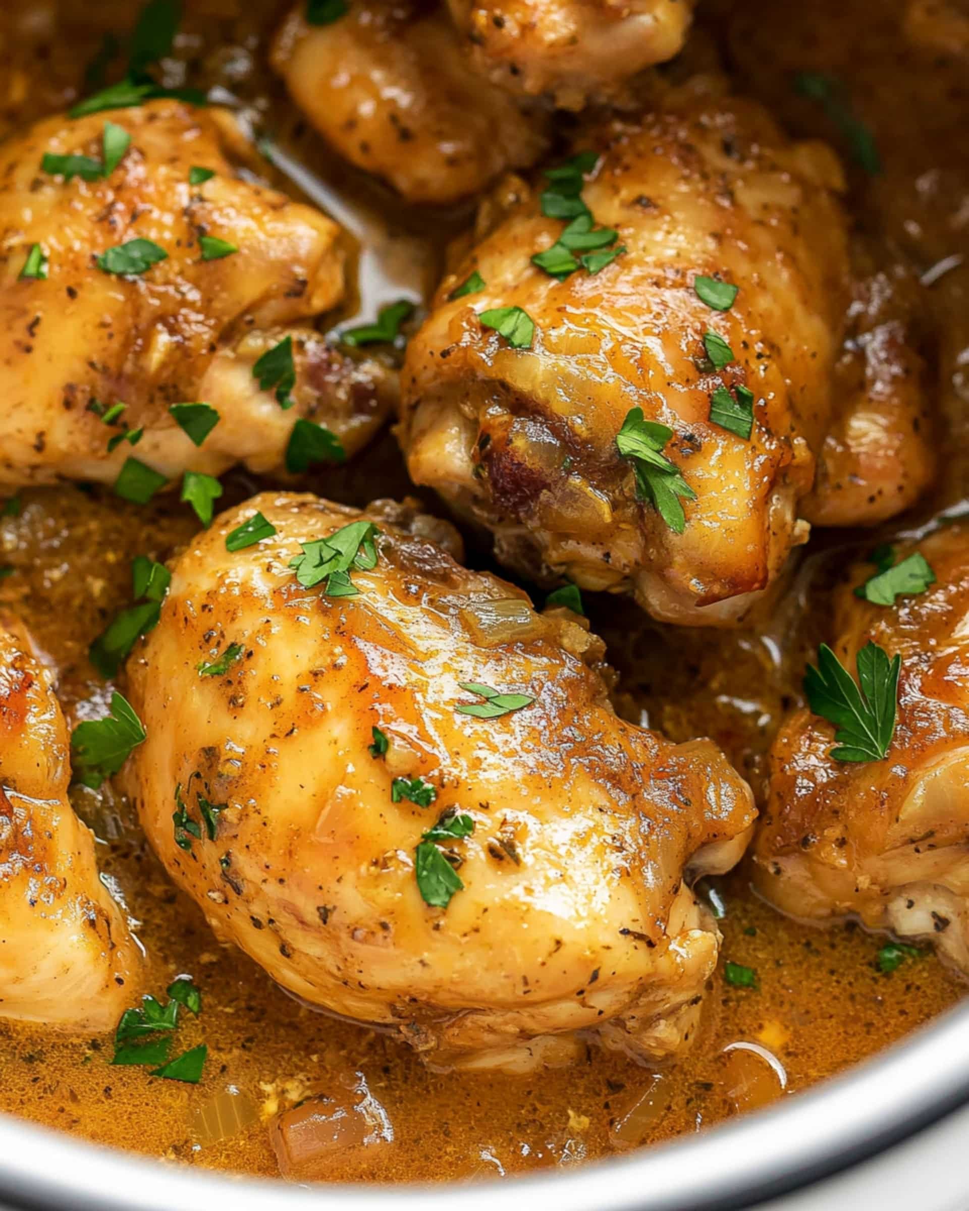 Instant Pot Lemon Butter Chicken Thighs Recipe