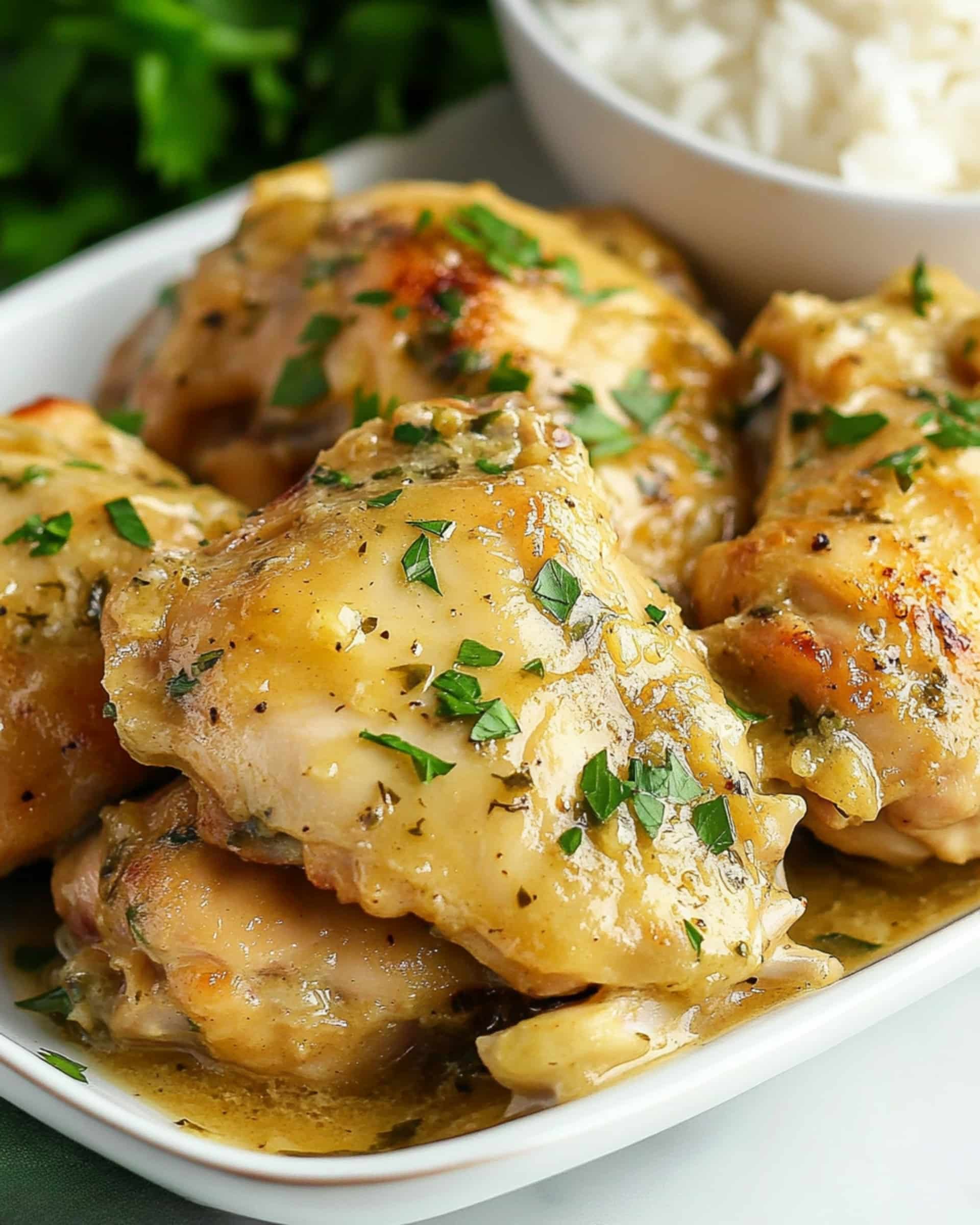 Instant Pot Lemon Butter Chicken Thighs Recipe