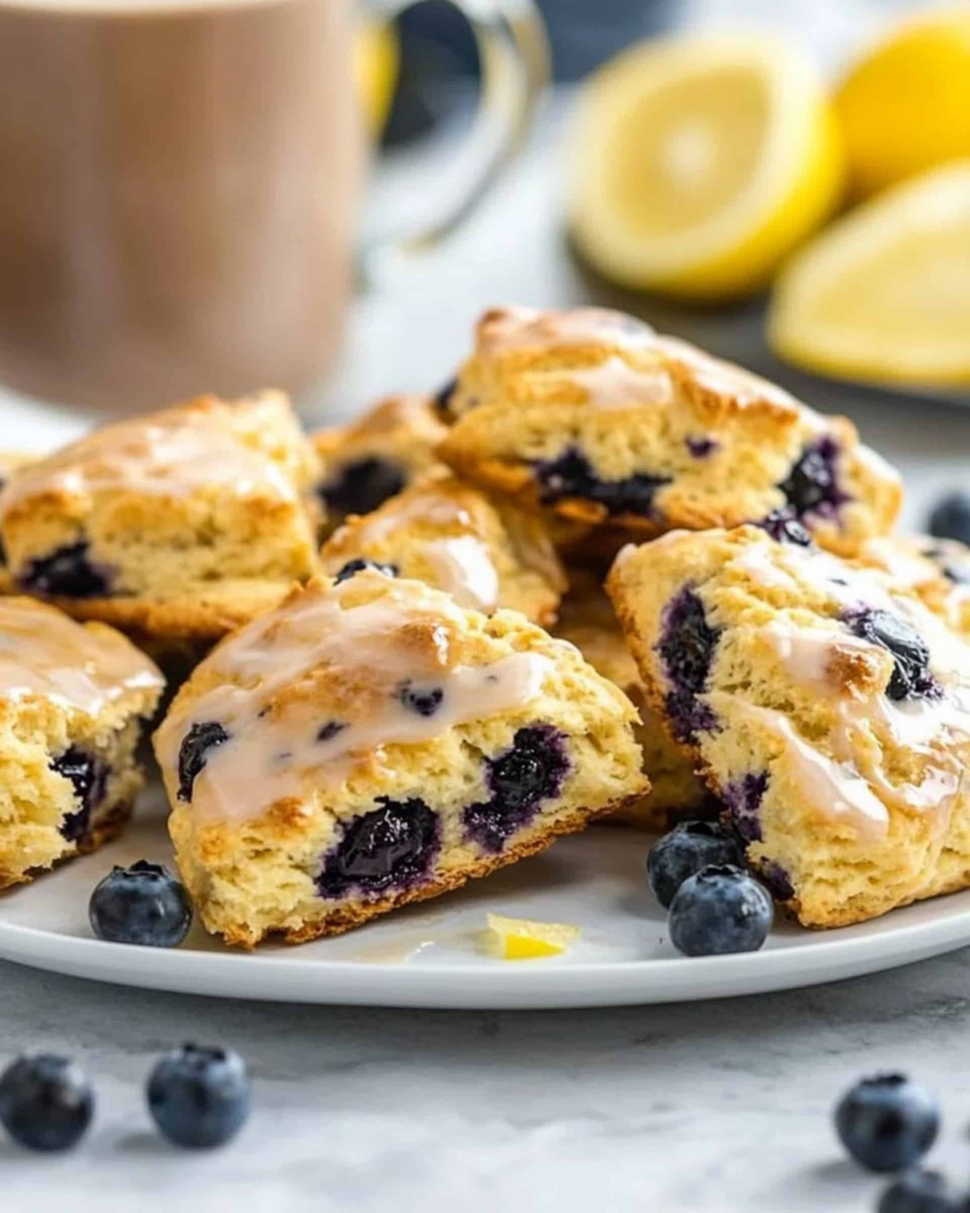 Lemon Blueberry Scones Recipe!