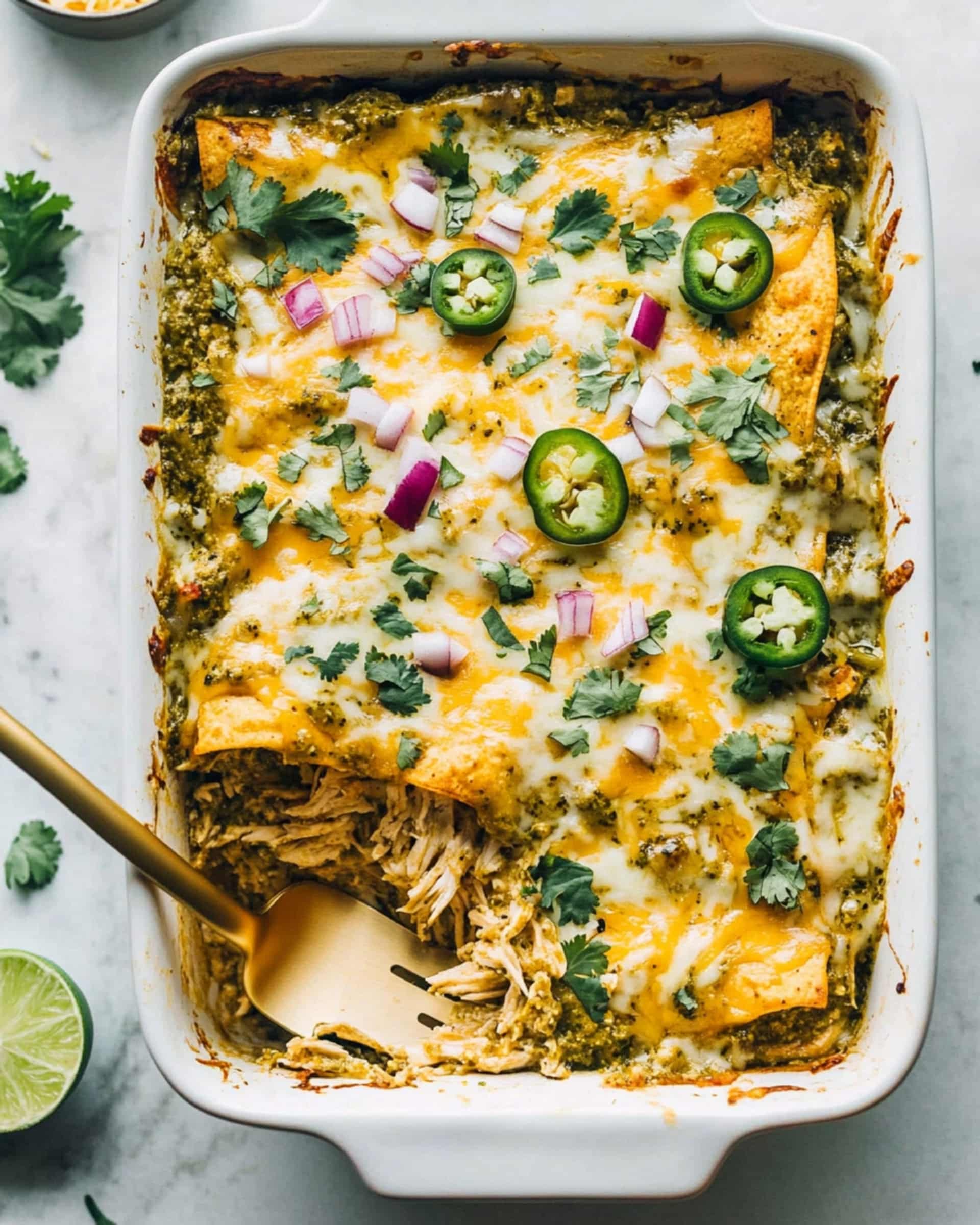 Salsa Verde Chicken Casserole Recipe