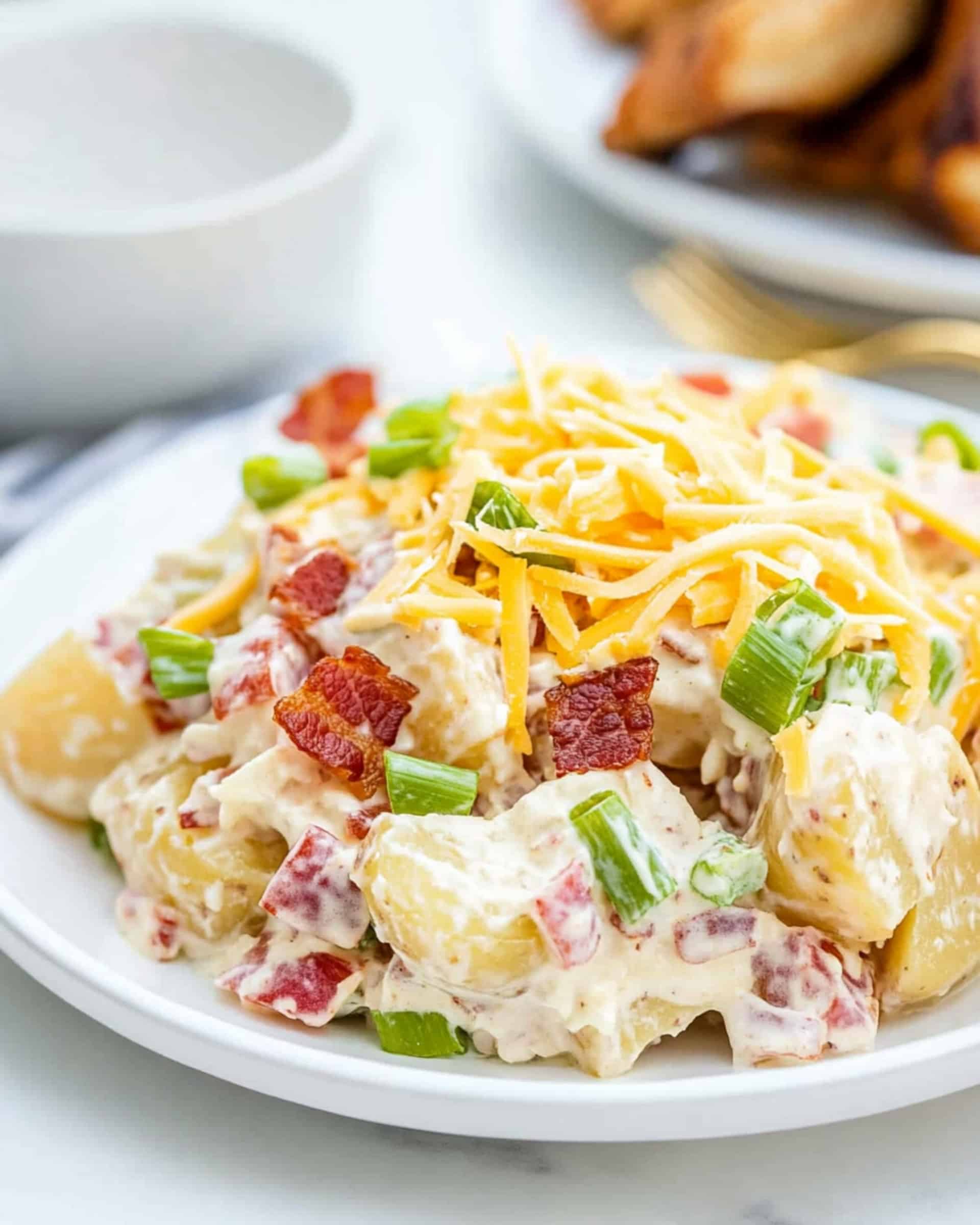 The BEST Loaded Baked Potato Salad Recipe