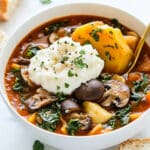 Vegetarian Crockpot Lasagna Soup Recipe