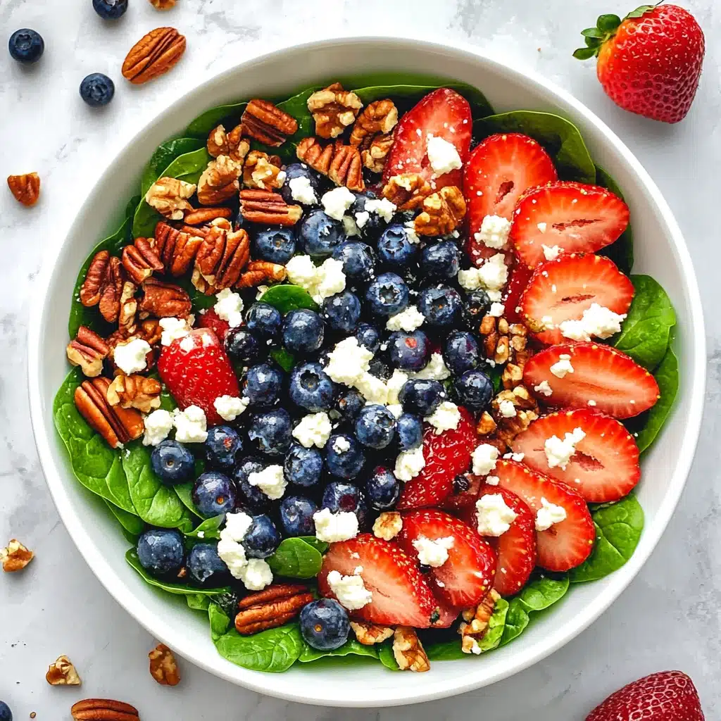 15-Minute Strawberry Spinach Salad Recipe - Recipe Image