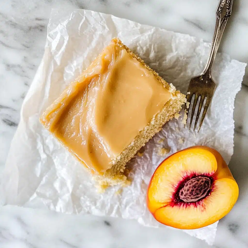 Brown Sugar Peach Cake Recipe - Recipe Image