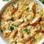 Creamy Garlic Parmesan Chicken Pasta Recipe