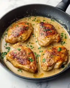 Creamy Garlic Parmesan Chicken Skillet Recipe
