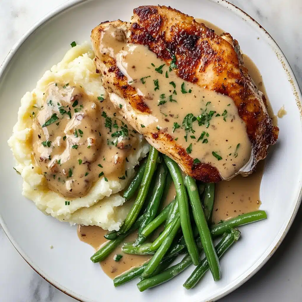 Creamy Garlic Parmesan Chicken Skillet Recipe - Recipe Image