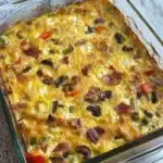 Cheesy Veggie Egg Bake Recipe