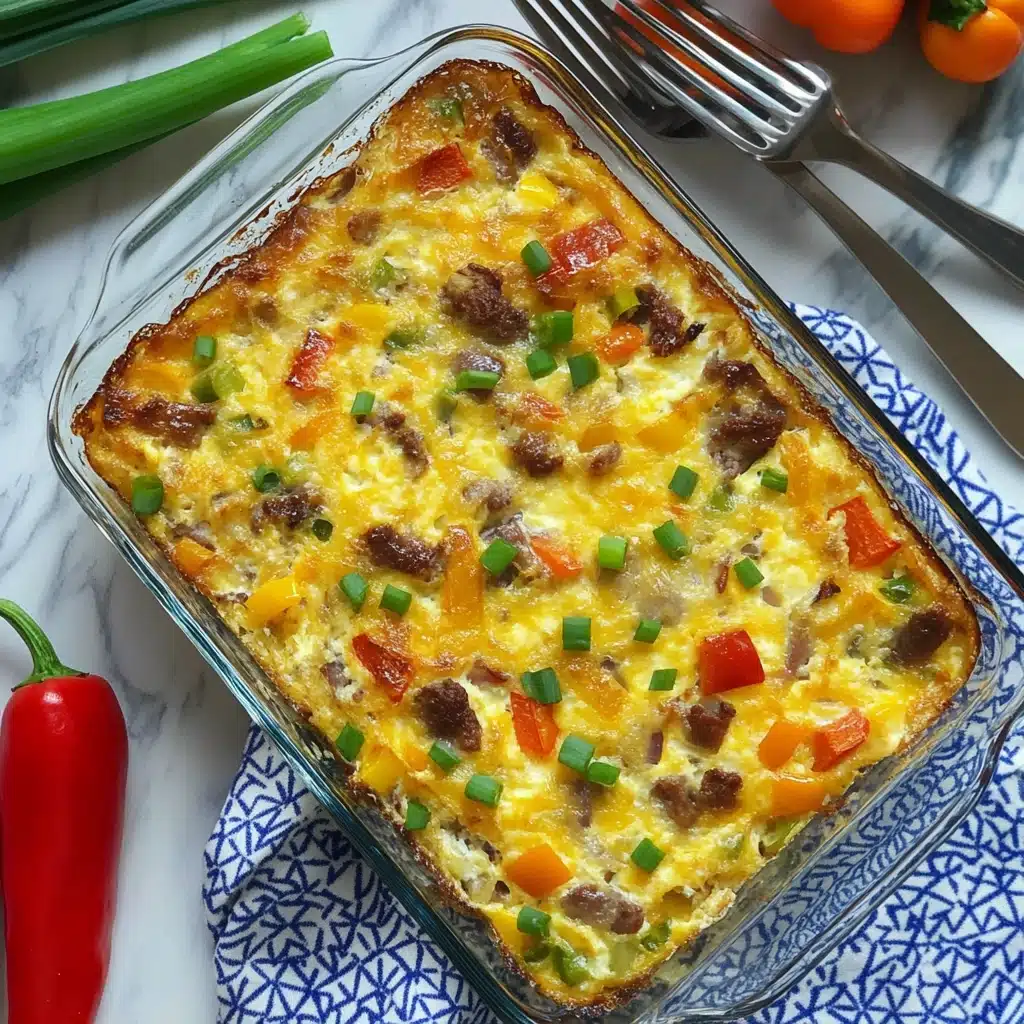 Cheesy Veggie Egg Bake Recipe - Recipe Image