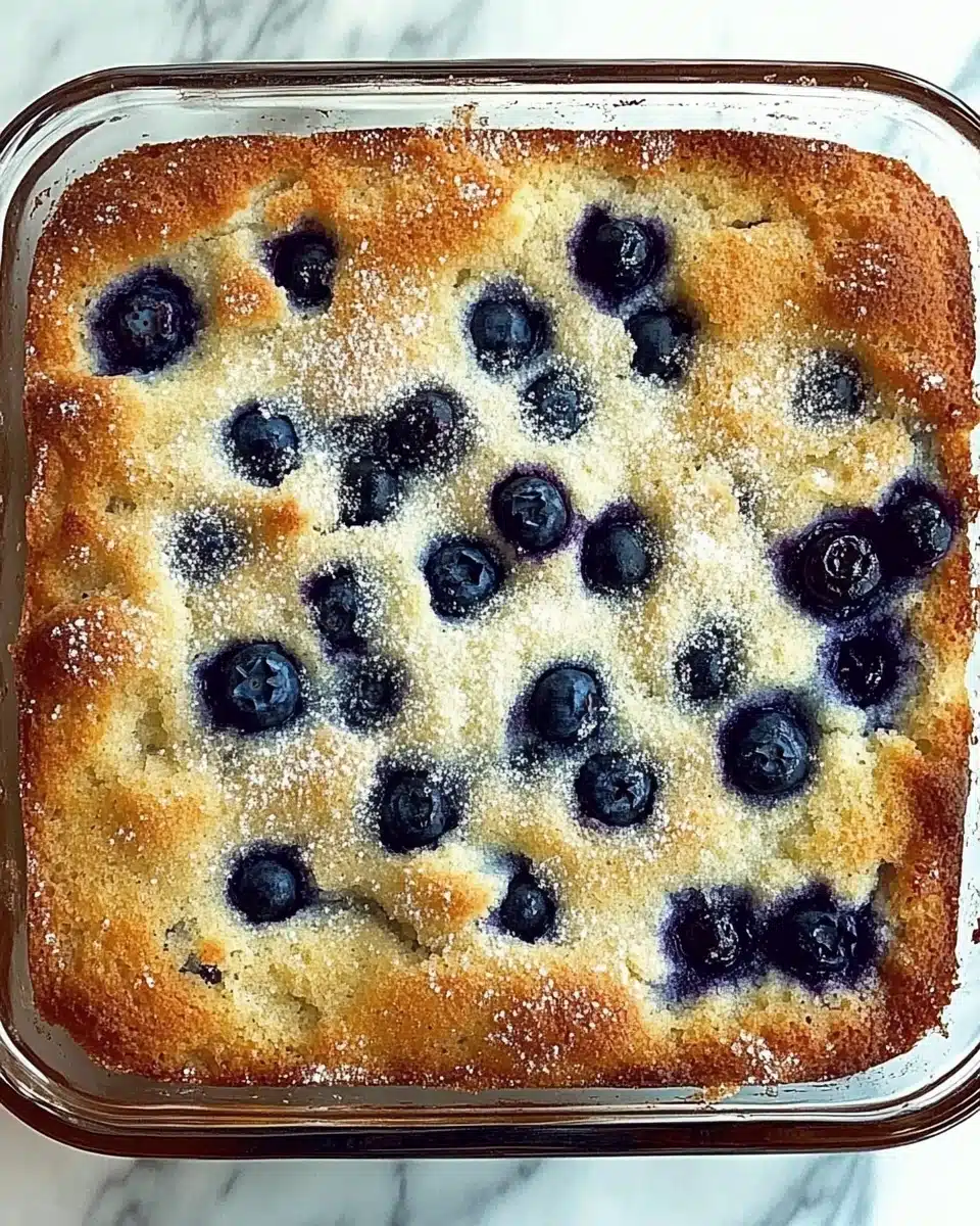 Lemon Blueberry Buttermilk Breakfast Cake Recipe