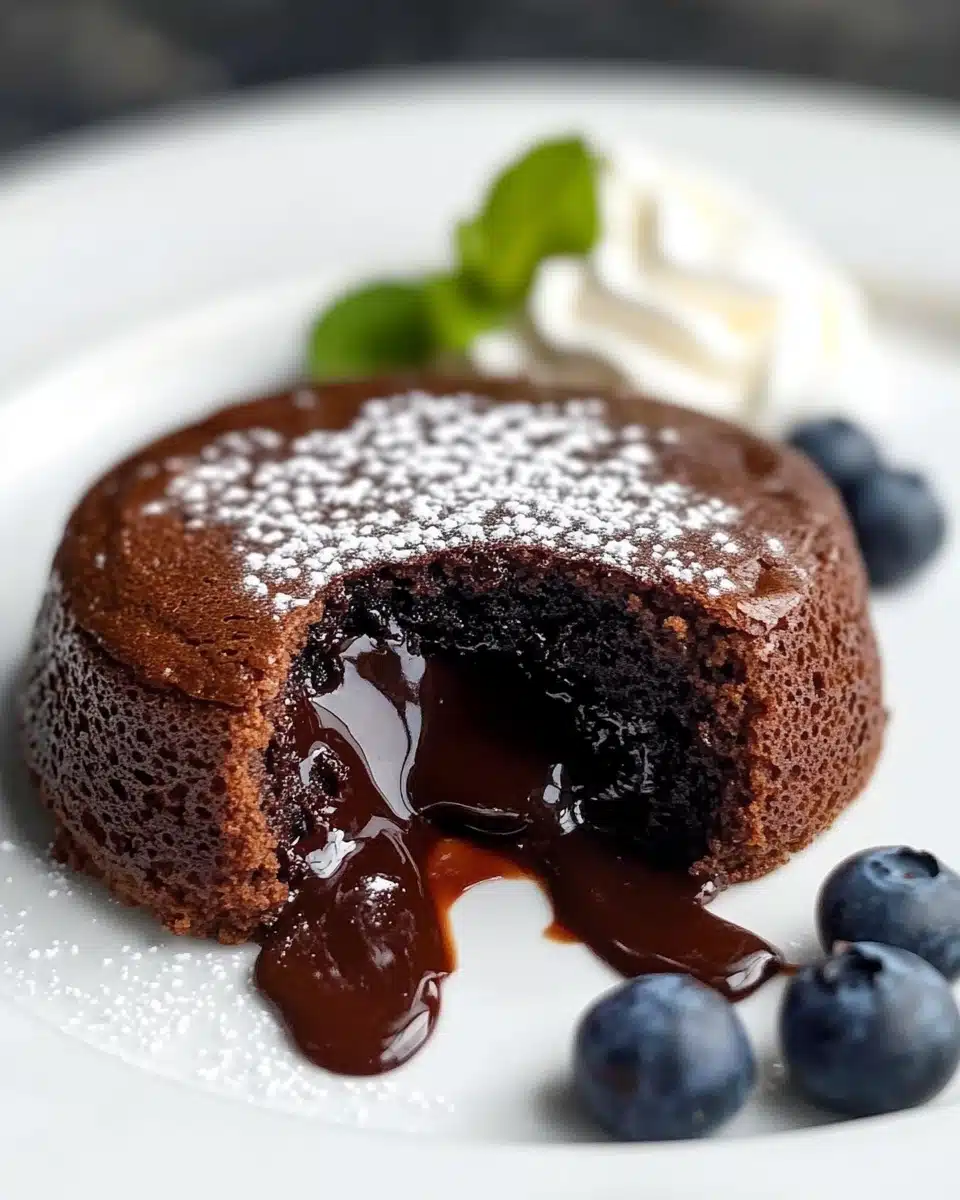 Decadent Air Fryer Chocolate Lava Cakes Recipe