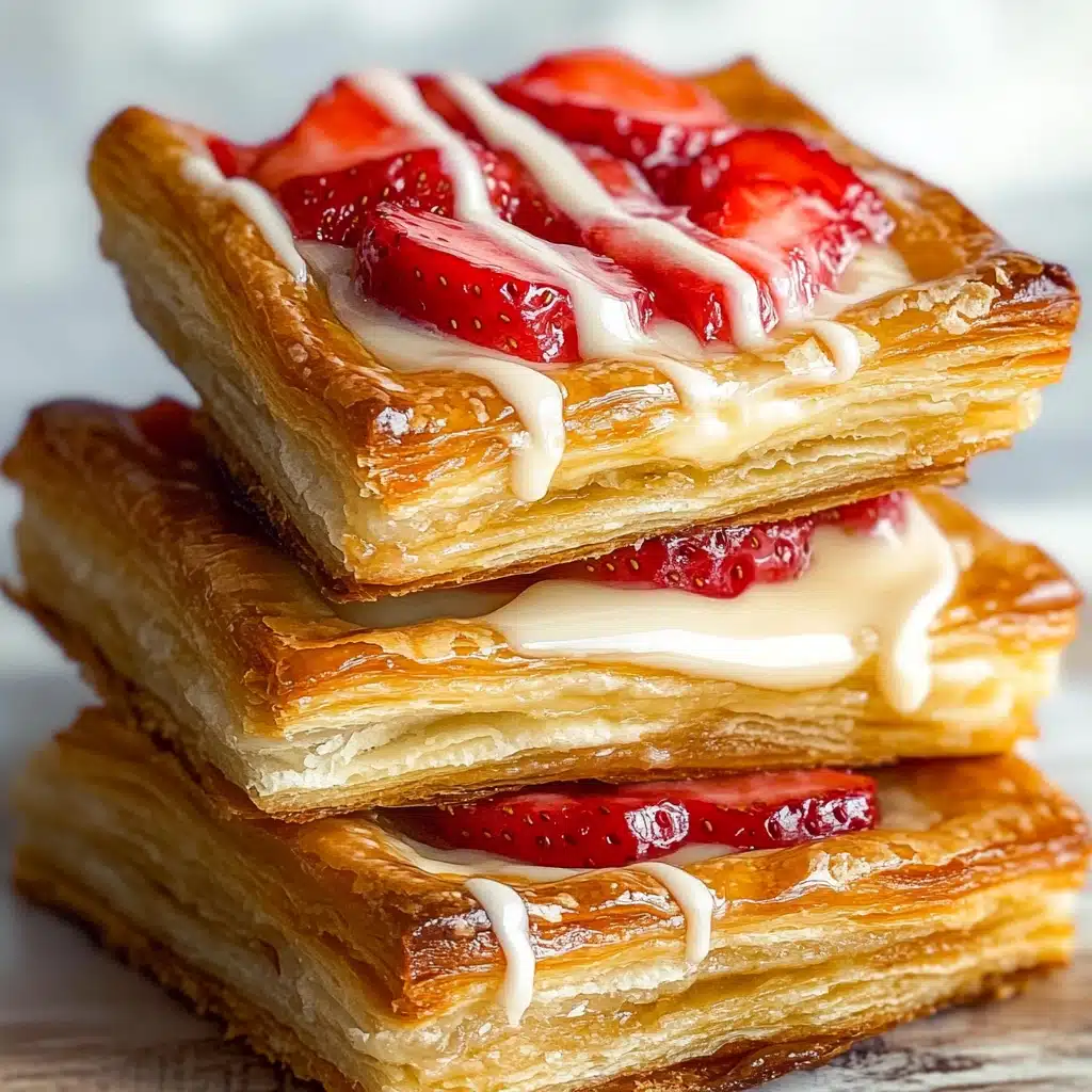 Strawberry Cream Cheese Danish Delights Recipe - Recipe Image