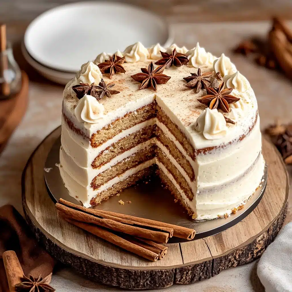 Spiced Brown Sugar Chai Layer Cake Recipe - Recipe Image