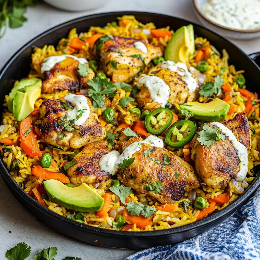 Creamy Cilantro Lime Chicken and Rice Recipe - Recipe Image