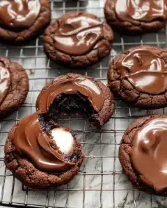 Marshmallow Hot Cocoa Surprise Cookies Recipe