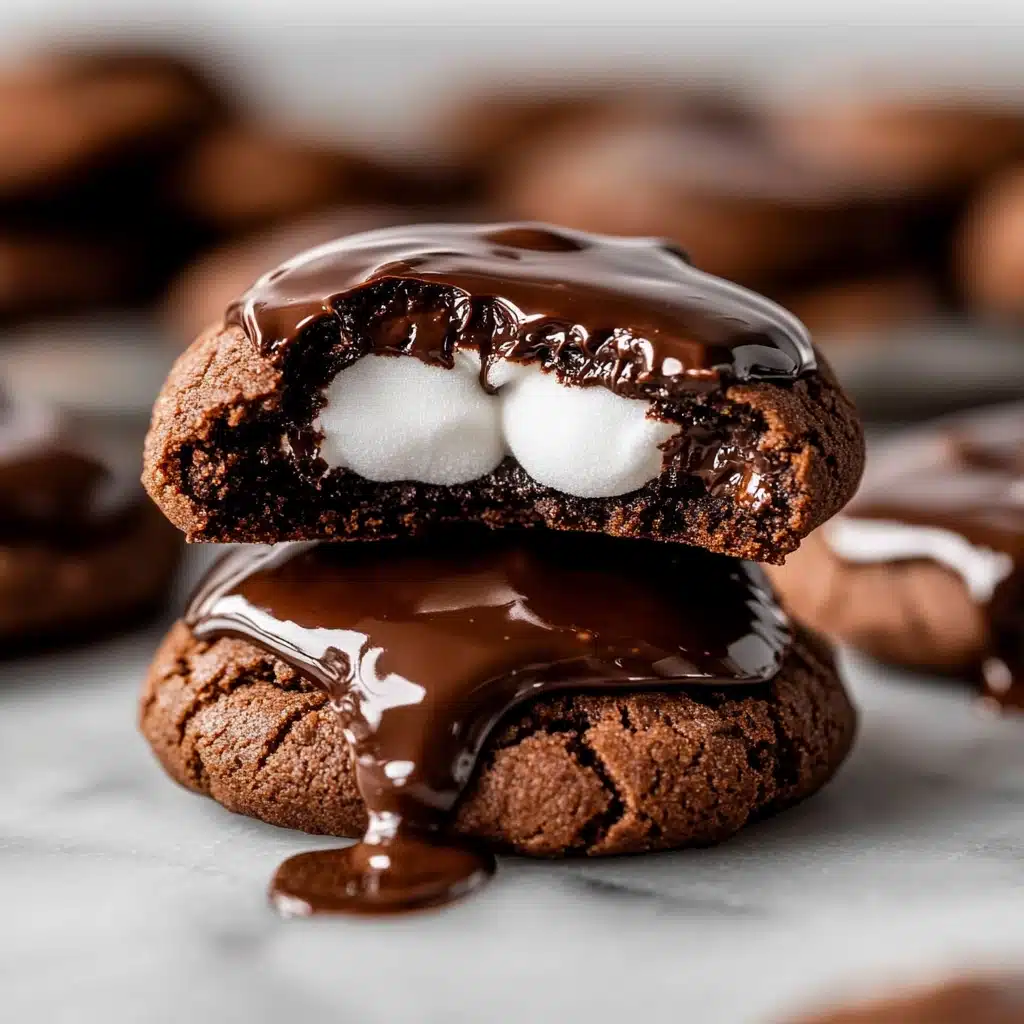 Marshmallow Hot Cocoa Surprise Cookies Recipe - Recipe Image