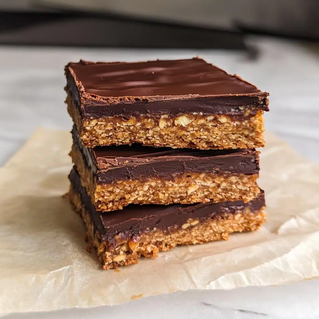 Chocolate Date Almond Bars Recipe - Recipe Image