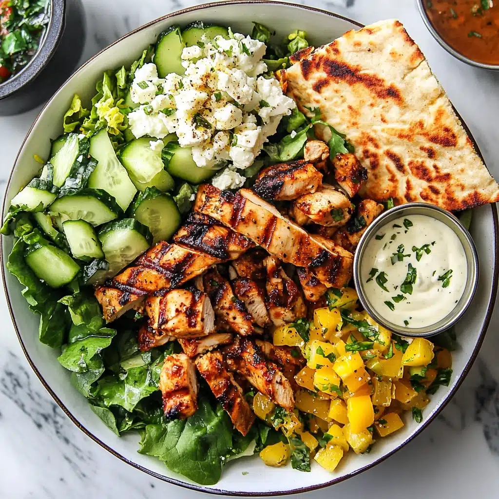 Mediterranean Chicken Tzatziki Bowls Recipe - Recipe Image