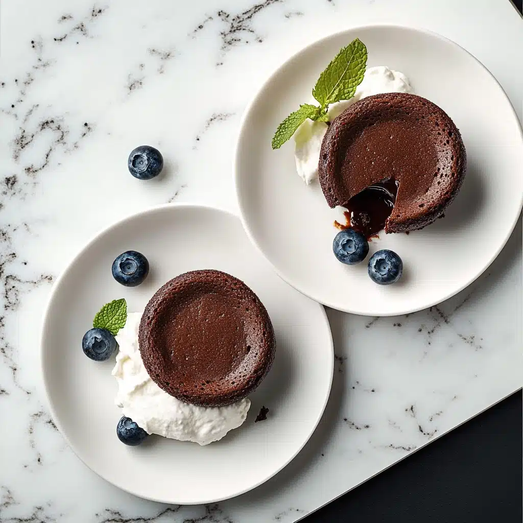 Decadent Air Fryer Chocolate Lava Cakes Recipe - Recipe Image