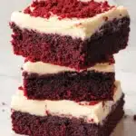 Decadent Red Velvet Brownies with Cream Cheese Frosting Recipe