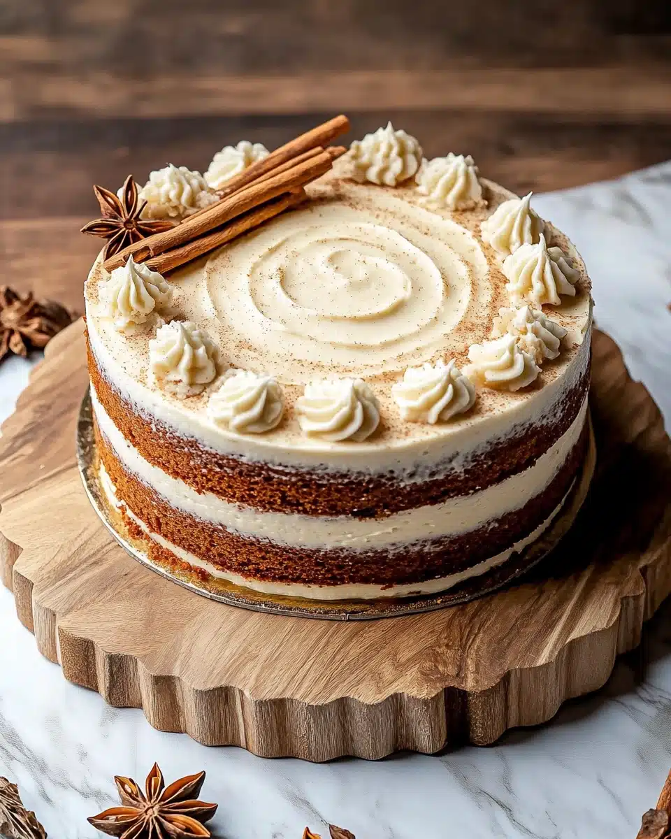 Spiced Brown Sugar Chai Layer Cake Recipe