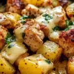Garlic Parmesan Chicken and Potatoes Recipe