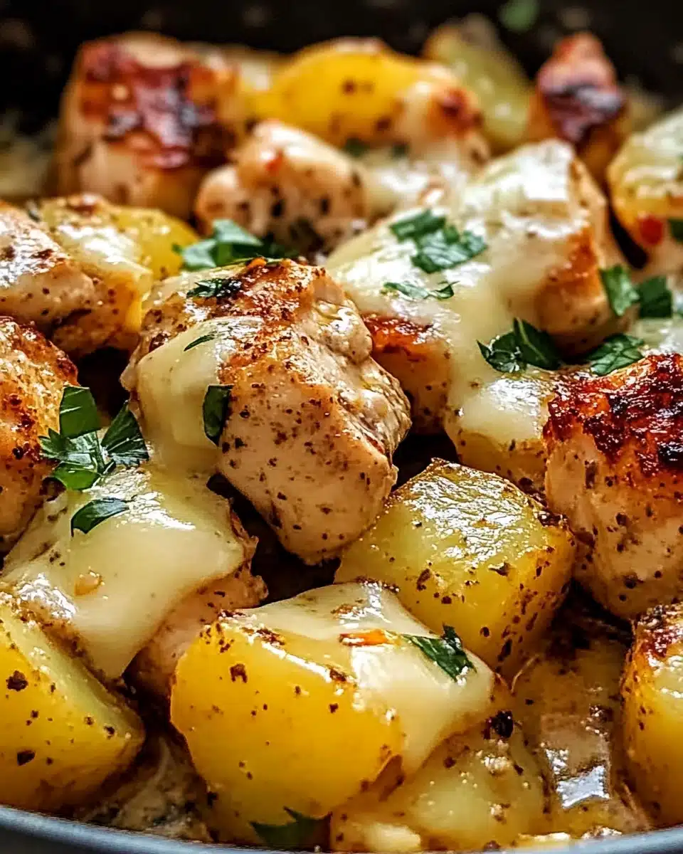 Garlic Parmesan Chicken and Potatoes Recipe