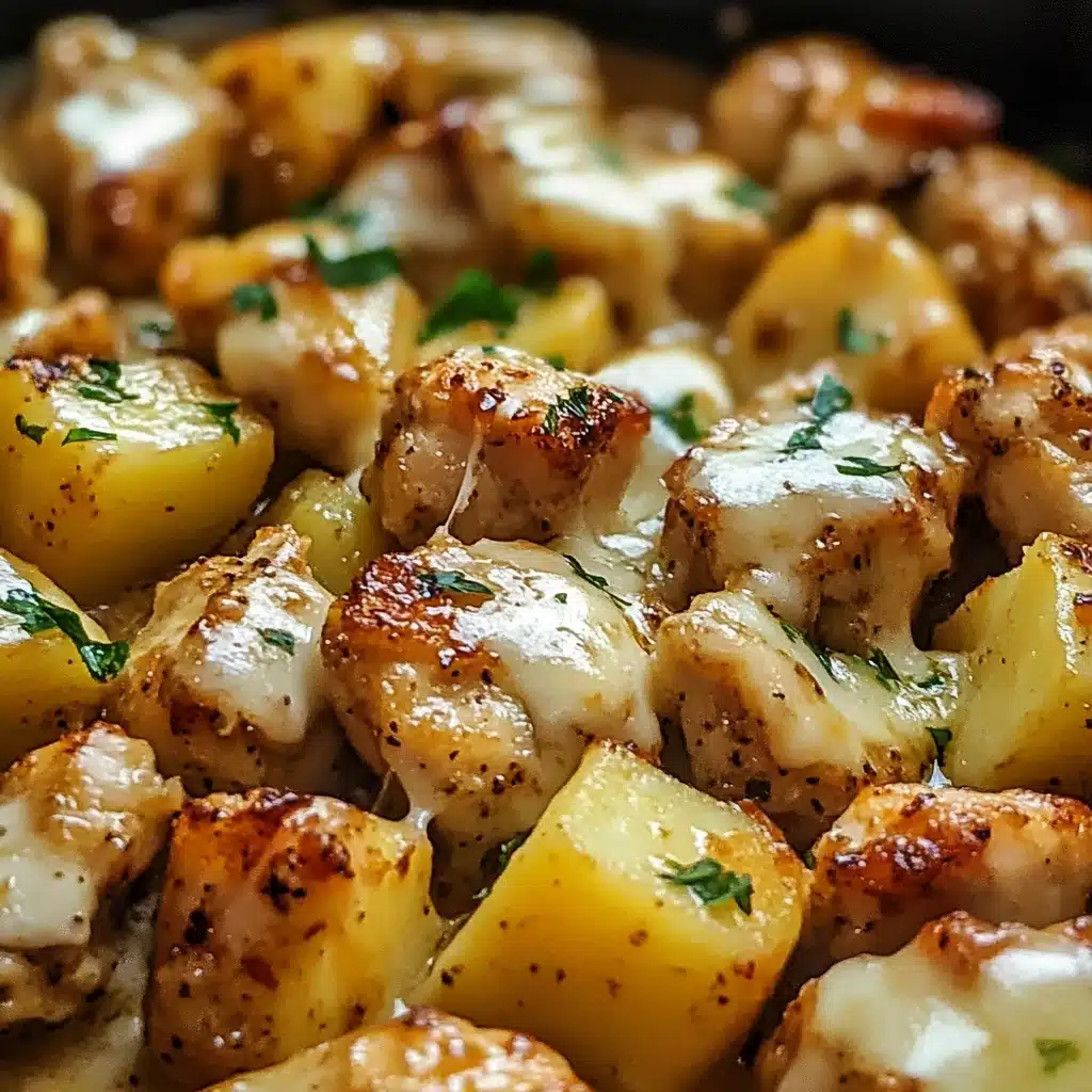 Garlic Parmesan Chicken and Potatoes Recipe - Recipe Image