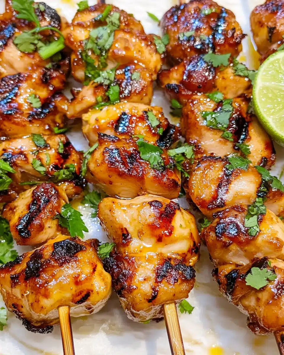Sizzling Honey Lime Chicken Skewers Recipe