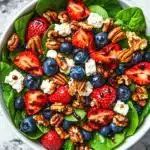15-Minute Strawberry Spinach Salad Recipe