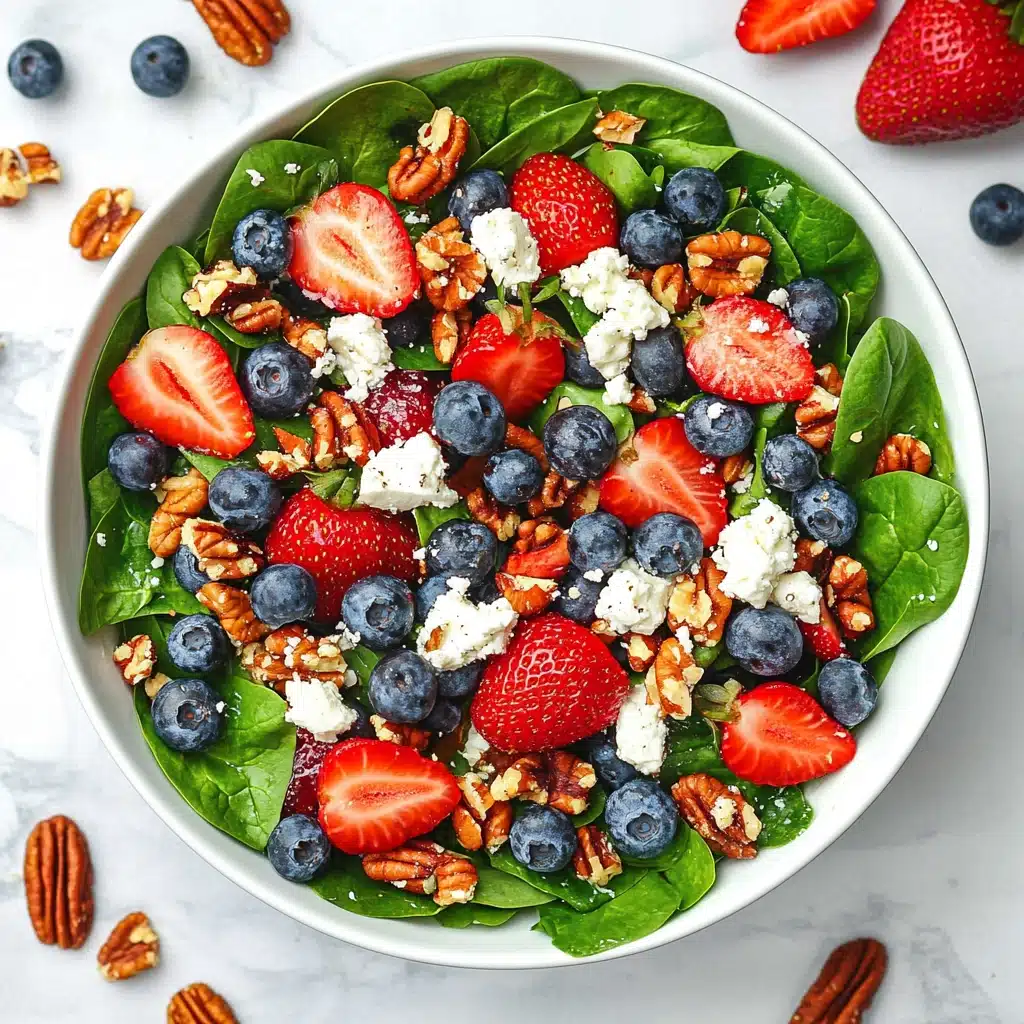 15-Minute Strawberry Spinach Salad Recipe - Recipe Image