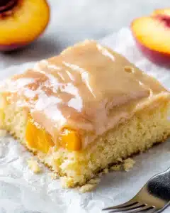 Brown Sugar Peach Cake Recipe