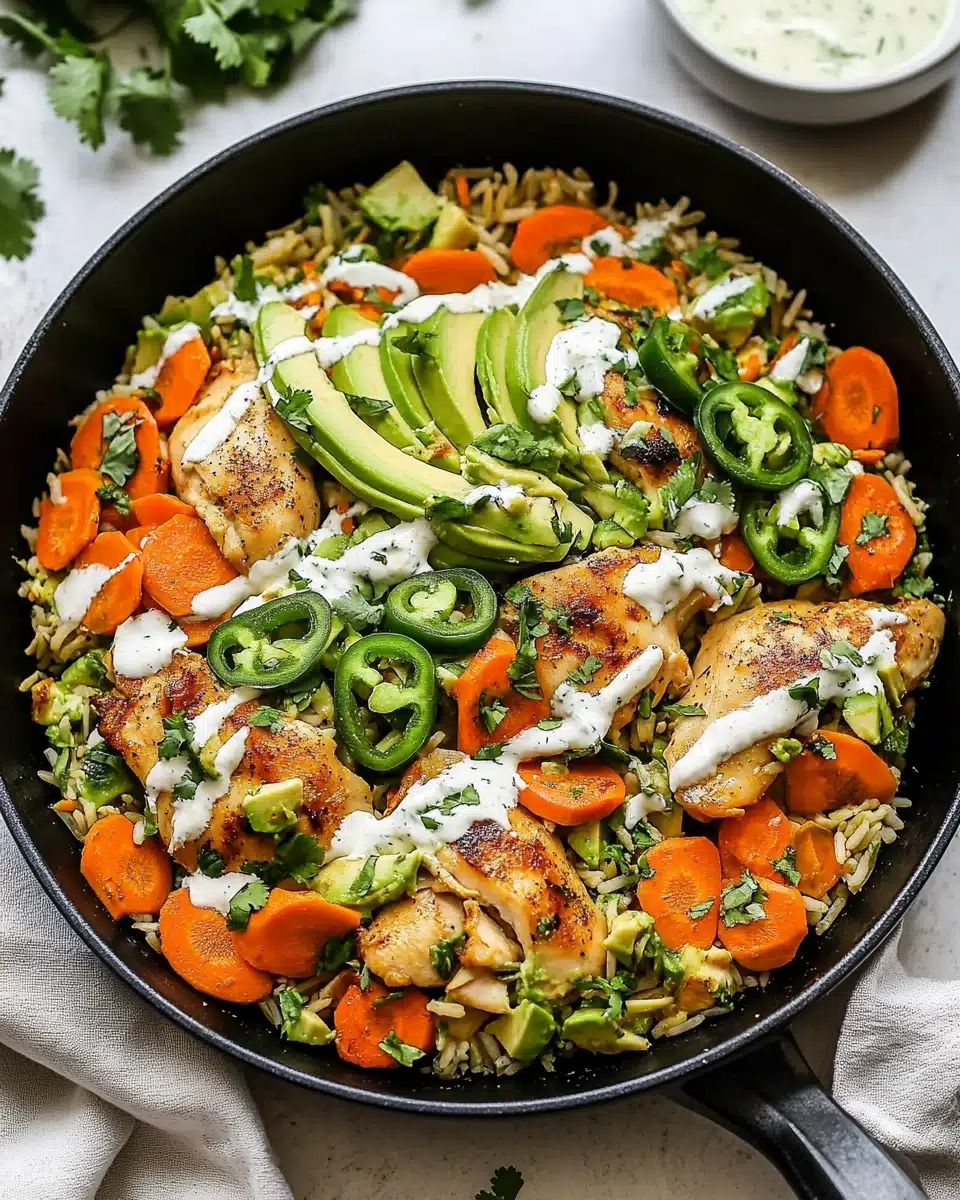 Creamy Cilantro Lime Chicken and Rice Recipe